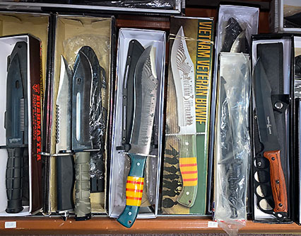 Bowie hunt knives outdoor survival